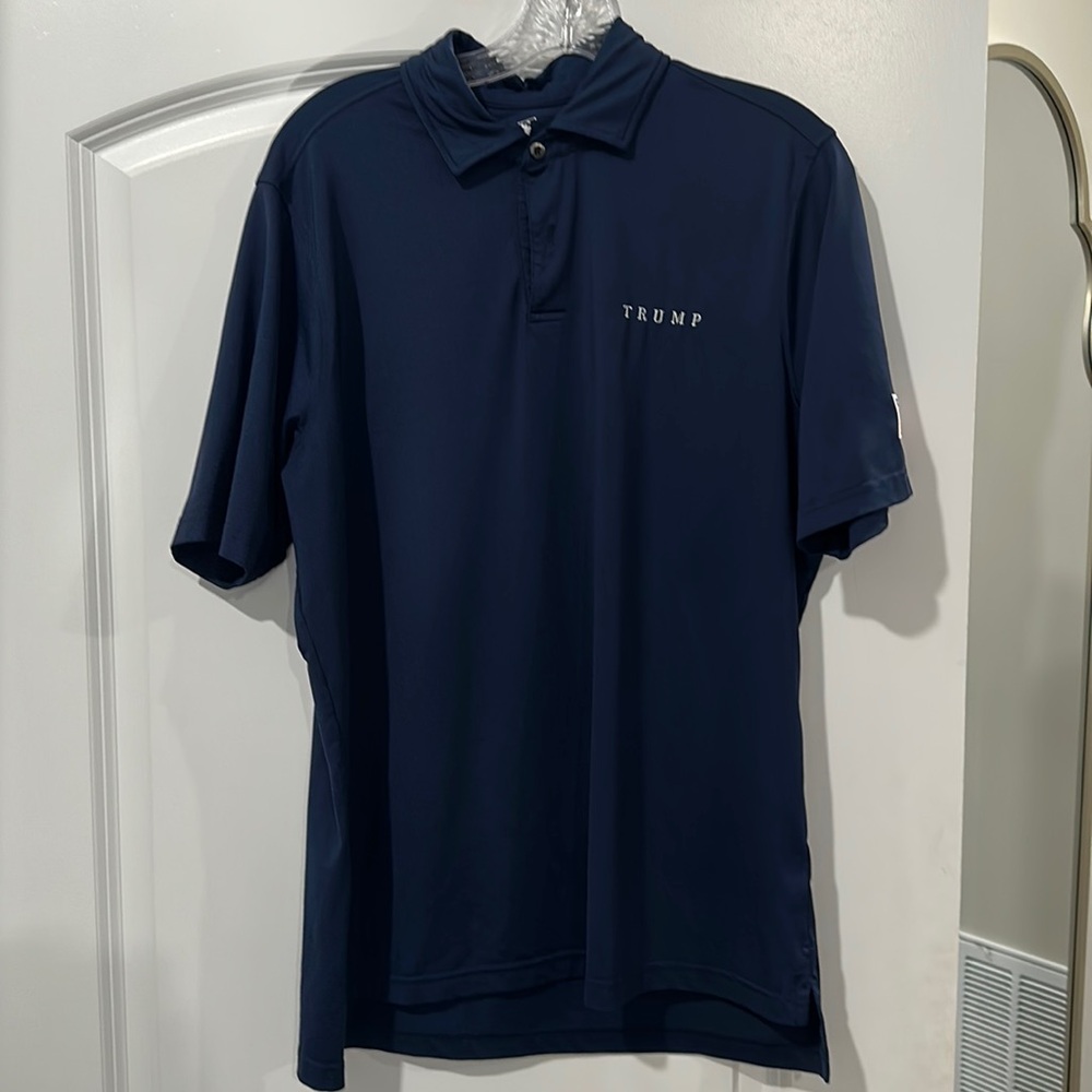 Fairway and green TRUMP golf shirt